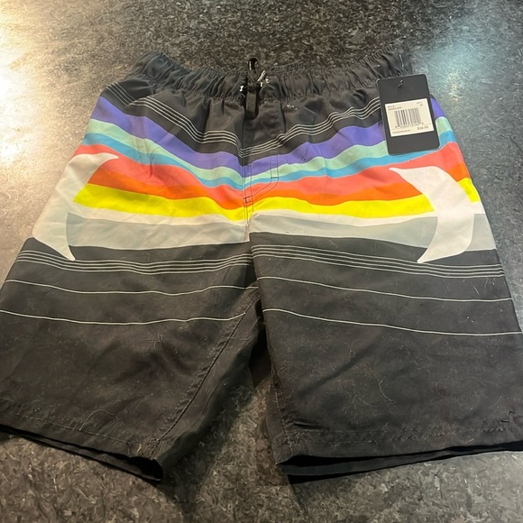 Colorful Striped Boys Trunks - Picture 1 of 6